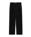 Totême Toteme Organic Cotton Trousers In Black