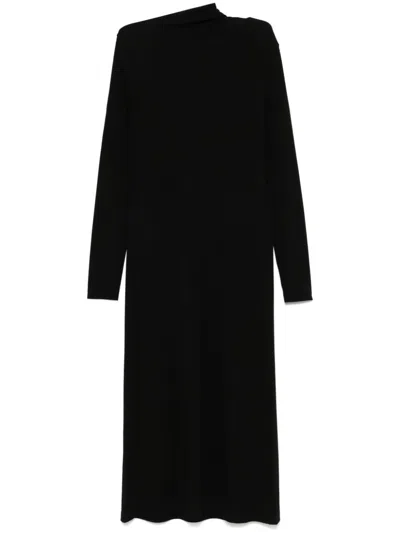 TOTÊME DRAPED JERSEY DRESS