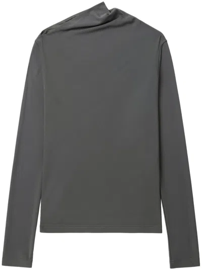 TOTÊME DRAPED JERSEY TOP
