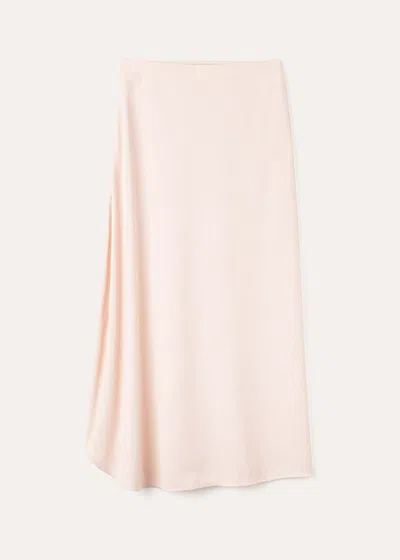 Totême Draped Midi Skirt In Pink
