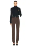 Totême Draped Scarf Fine Knit Sweater In Black