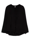 Totême Drawstring Cape In Black