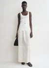 Totême Drawstring Skirt Off-white