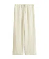 Totême Toteme Drawstring Trousers In White