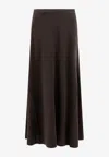 Totême Elasticated Fluid Midi Skirt
