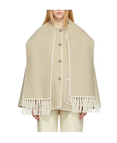 Totême Toteme Women Toteme Beige Coats In Cream
