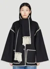 Totême Toteme Embroidered Scarf Jacket In Grey