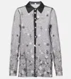 Totême Toteme Floral Embroidered Tulle Shirt
