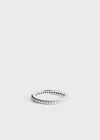 Totême Eternity Diamond Midi Ring 18kt White Gold In White Gold