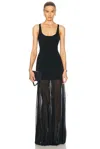 Totême Tank Dress For Evening Events In Black