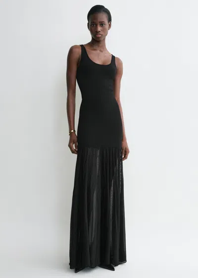 Totême Evening Tank Dress Black