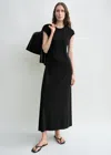 Totême Toteme Women Black Fluid Stretch Jersey Everyday Long Dress In Black