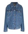 Totême Toteme Classic Line Denim Jacket For Men Or Women In Blue