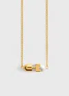 Totême Faux Pearl Necklace White In White