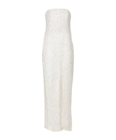 Totême Fil-coupé Gown In White