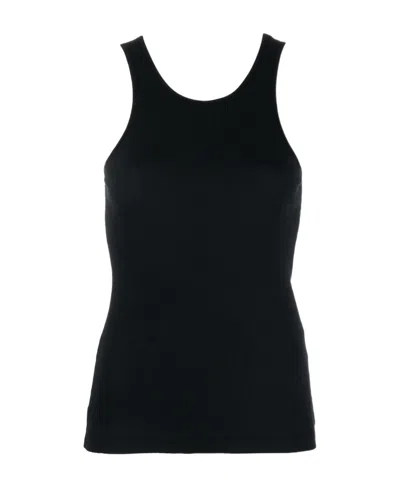 Totême Organic Cotton Tank Top In Black