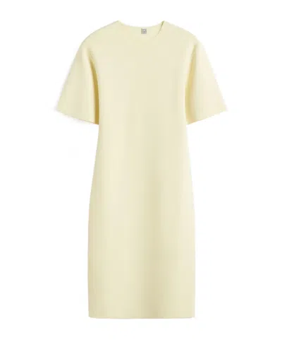 Totême Fine-knit Midi Dress In Brown