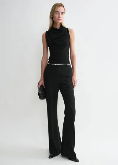 Totême Flared Evening Trouser In Black