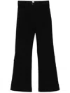 Totême Flared Trousers In Black