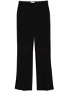 Totême Toteme Flared Evening Trousers In Black