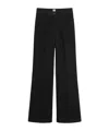 Totême Flared Trousers In Black
