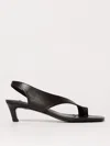 Totême Toteme Kitten Heel Slingback Sandal In Black