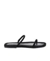 Totême Toteme Women The Minimalist Leather Sandals In Black