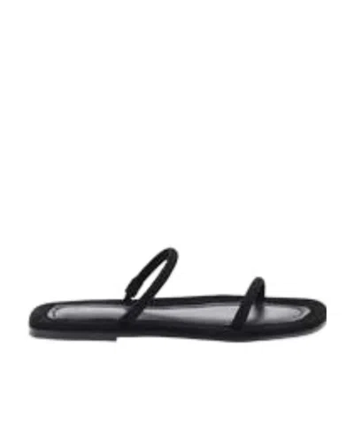 TOTÊME FLAT SUEDE SANDALS