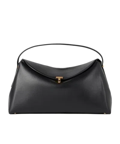 Totême Flip Shoulder Bag In Black