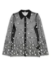 Totême Toteme Floral Embroidered Tulle Shirt In Black