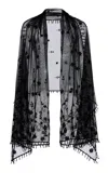 Totême Floral Tulle Shawl