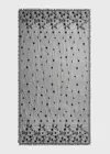 Totême Floral Tulle Shawl Black
