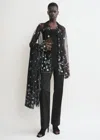 Totême Toteme Floral Embroidered Tulle Shirt