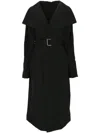 Totême Toteme Signature Long Coat In Black
