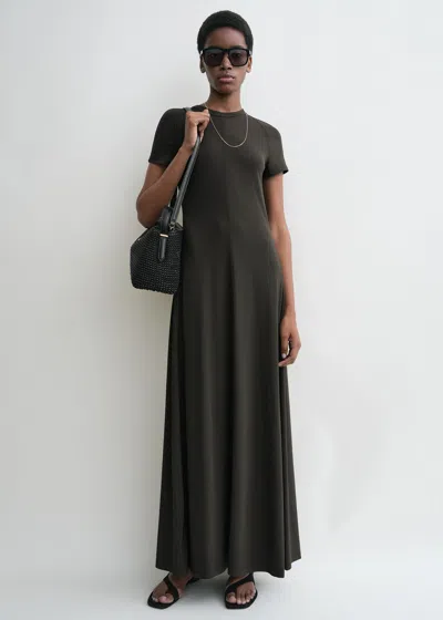 TOTÊME FLUID JERSEY DRESS PEPPER