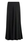Totême Fluid Jersey Maxi Skirt In Black