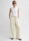 Totême Toteme Loose-fitting Pants In Pearl