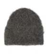 Totême Toteme Alpaca Blend Beanie In 083 Dark Grey Melange