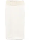 Totême Fringe Skirt Macadamia In White