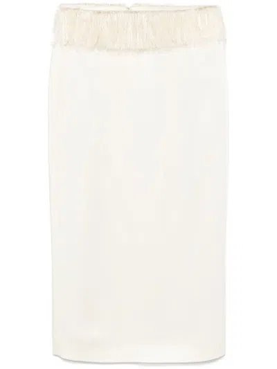 TOTÊME FRINGED MAXI SKIRT