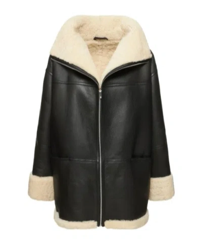 Totême Front Zipper Fur