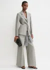 Totême Garment-dyed Cotton Blazer Dove In Dove