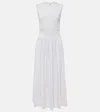 Totême Toteme Women Long Sleeveless Cotton Dress In Multi