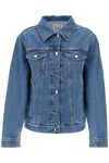 Totême Toteme Classic Line Denim Jacket For Men Or Women In Blue