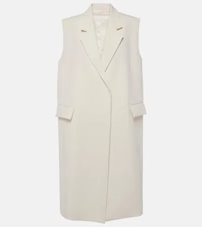 Totême Grain De Poudre Coat In White