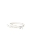 Totême Grained-leather Belt In White