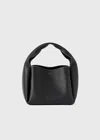 Totême Grained-leather Bucket Bag Black In Black Grain