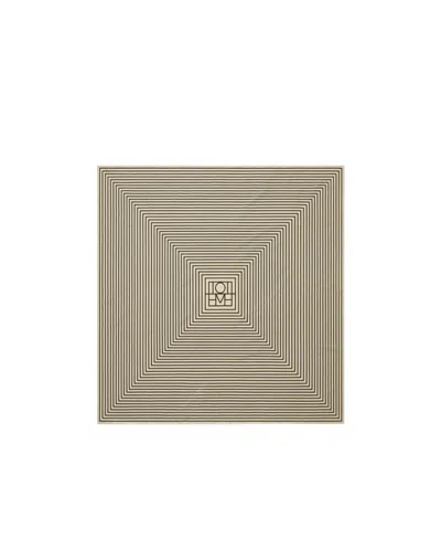 Totême Graphic-print Silk Scarf In Nude
