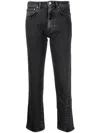 Totême Toteme Women Organic Cotton Denim Jeans In Dark Grey