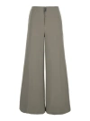 Totême Zip-front Wide Trousers In Grey